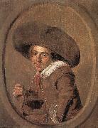 HALS, Frans A Young Man in a Large Hat oil